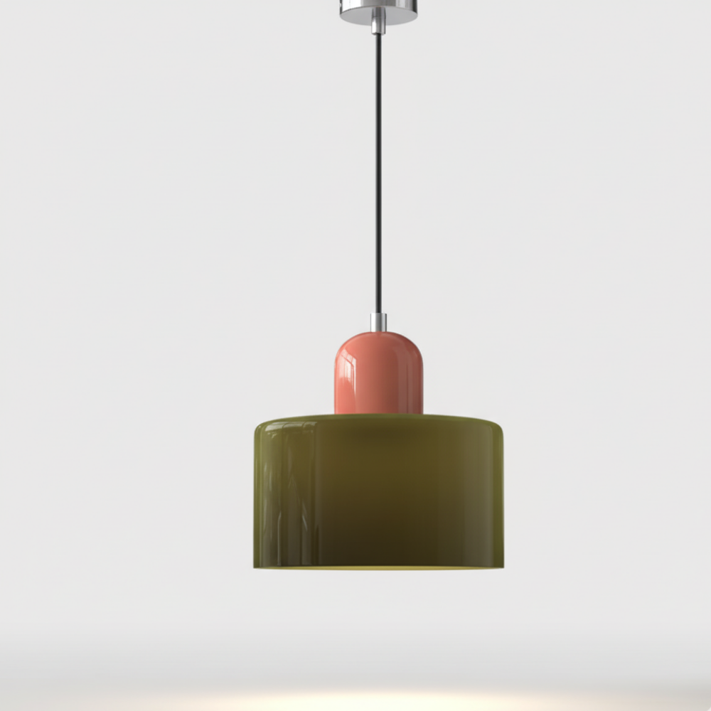 Pendelleuchte – Modernes Glasdesign mit verspieltem Farbakzent