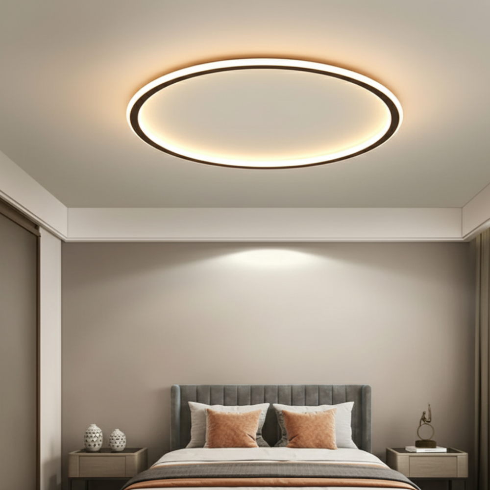 Deckenleuchte – Zeitgenössische LED-Leuchte mit schwebender Eleganz