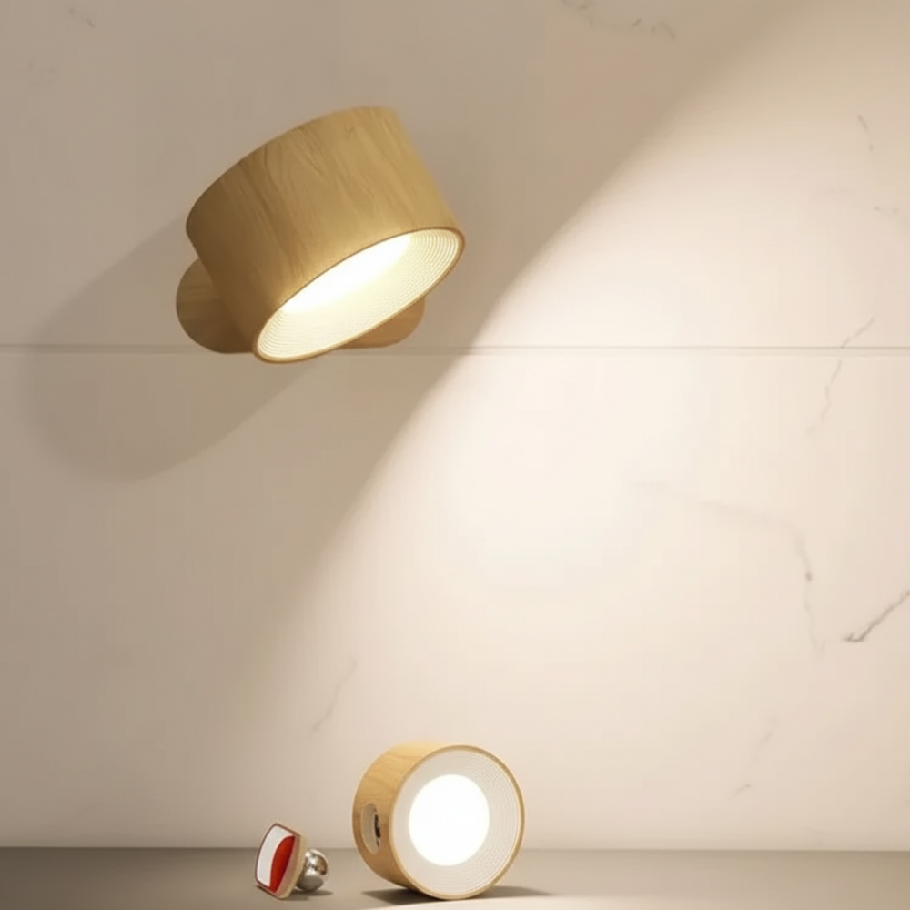 LED Wandleuchte – Verstellbarer Zylinderstrahler, Indoor, Warmweiß