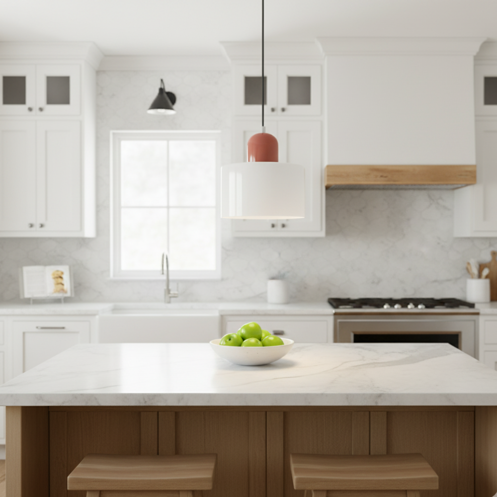 Pendelleuchte – Modernes Glasdesign mit verspieltem Farbakzent