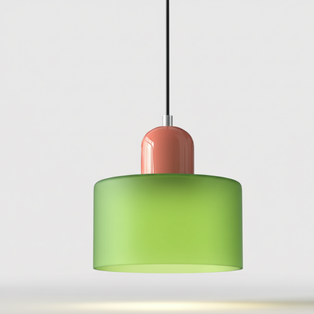 Pendelleuchte – Modernes Glasdesign mit verspieltem Farbakzent